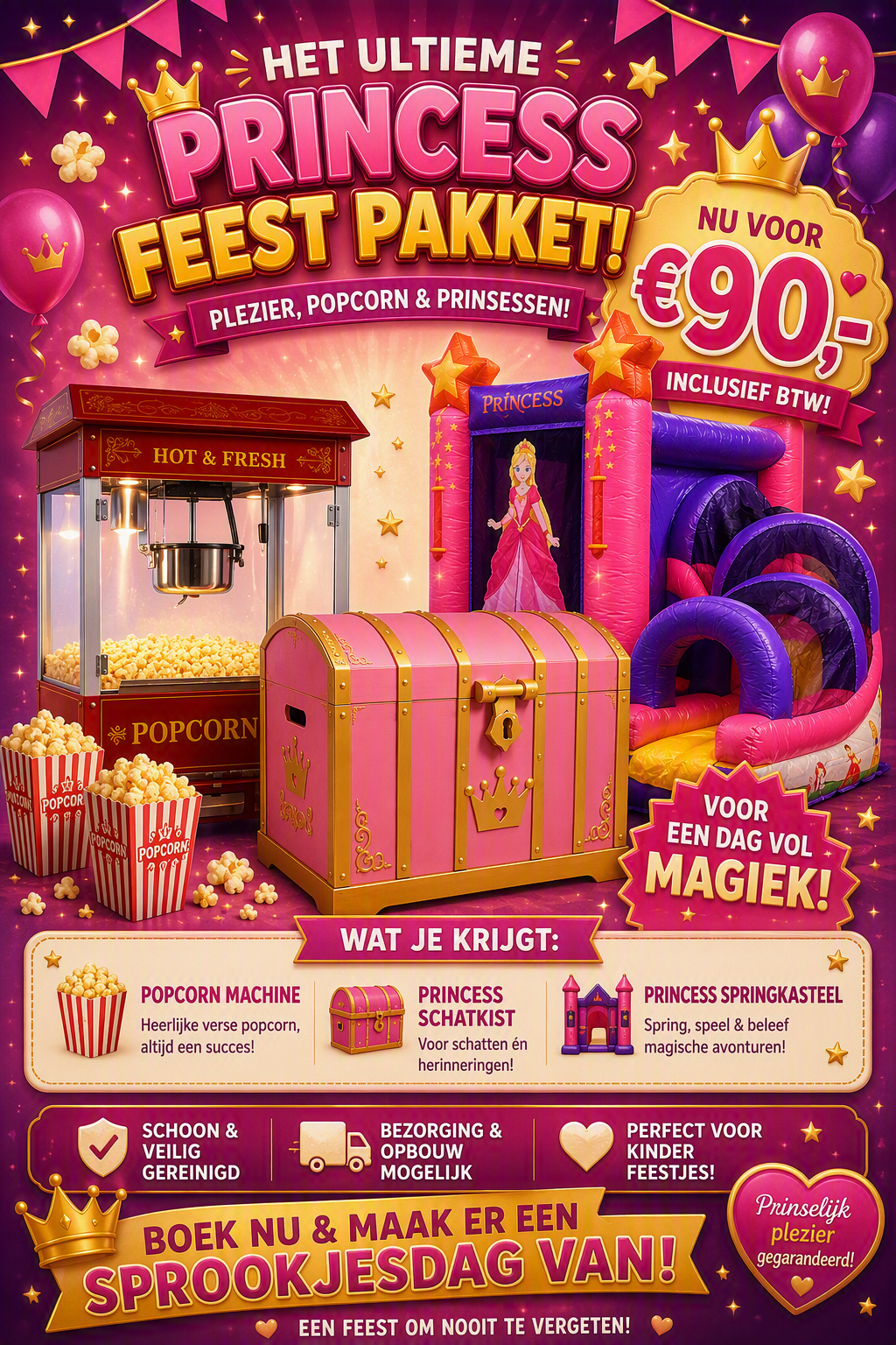 prinsessen feestpakket