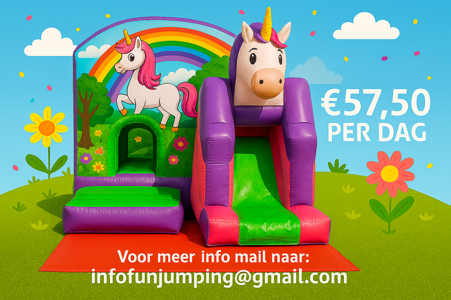 unicorn springkussen